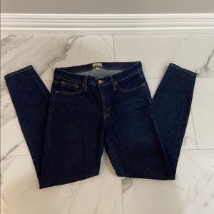 J. Crew High Rise Toothpick Jeans